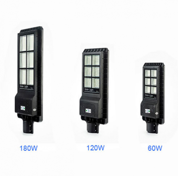 60w 120w 180w integrated solar street light