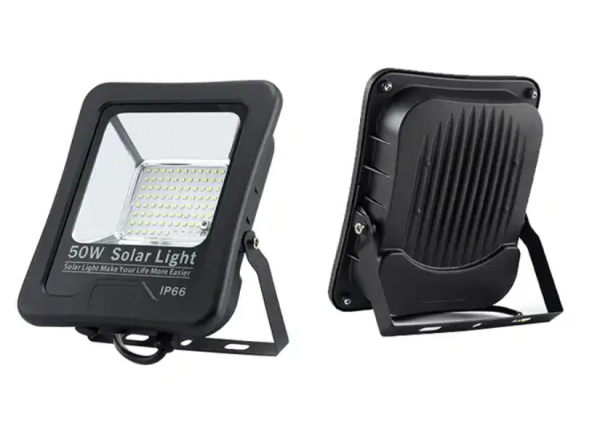 50W yellow light small solar flood light for garden