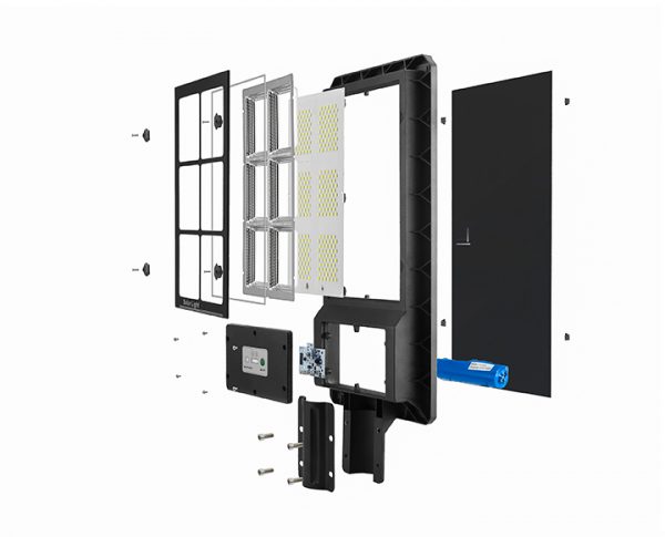 explosive view for solar street light
