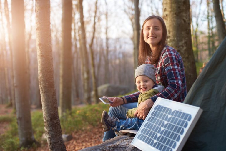 portable solar generator for outside