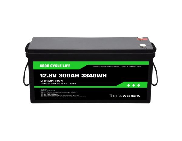 12.8V 300AH LiFePO4 Solar Lithium Battery