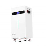 High-Capacity Floor-Stand Lithium Battery – 51.2V 300Ah (15.36kWh) with Mobility Wheels