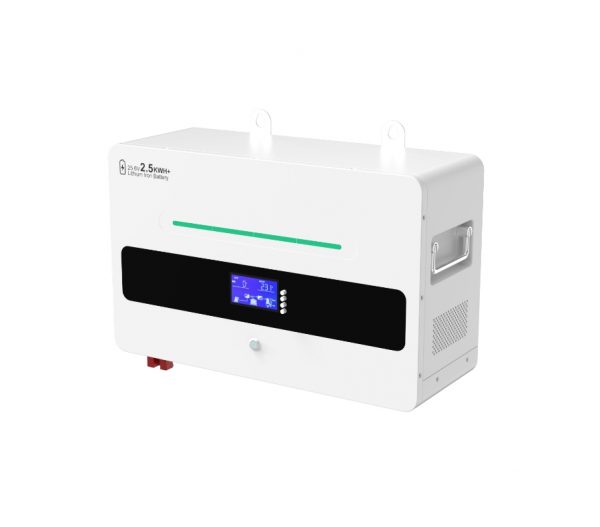 Wall-Mounted Solar Lithium Battery – 25.6V 100Ah (2560Wh) - Image 2
