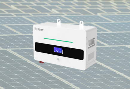 Wall-Mounted Solar Lithium Battery – 25.6V 100Ah (2560Wh)